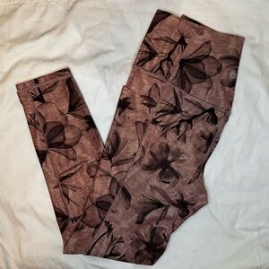 Athleta Salutation Stash Pocket ll Floral Leggings Women’s S High Rise